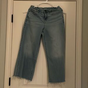 a.n.a wide leg cropped jean